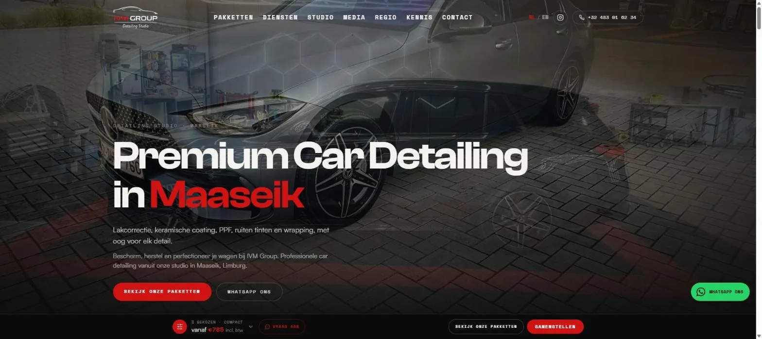 Website van IVM Group